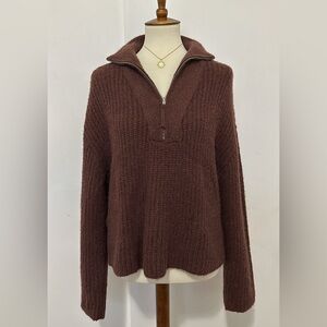 Revolve Half Zip Sweater